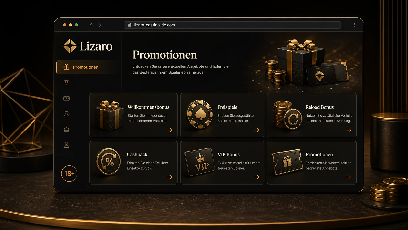 Welche Bonusangebote kann Lizaro Casino bieten?